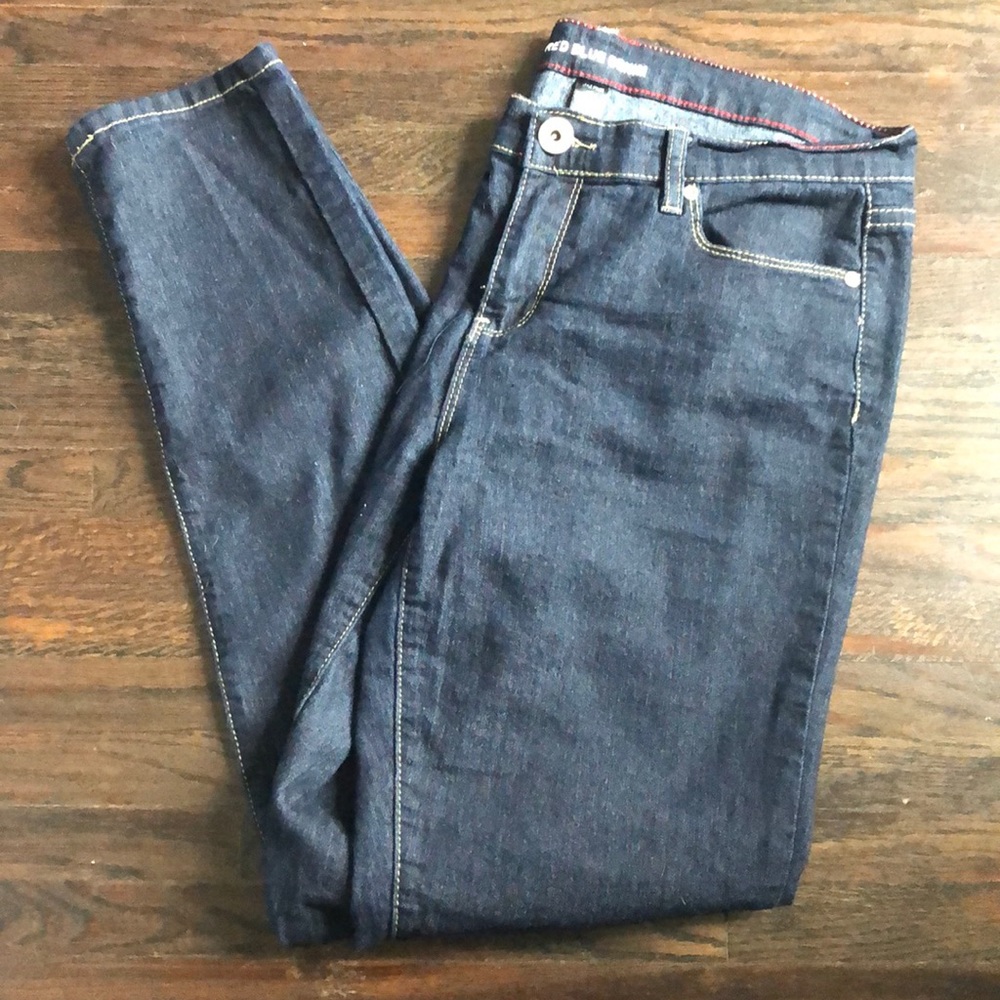 Red Blue Denim NWOT Skinny Jeans